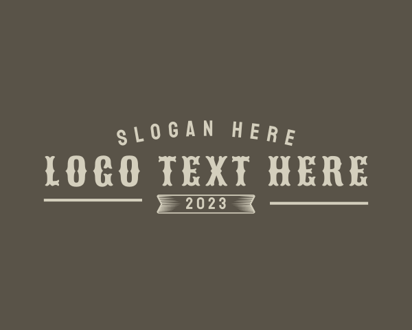 Rustic Western Business logo