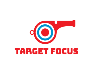 Red Whistle Target logo design