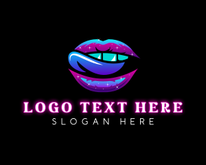 Naughty Erotic Tongue Logo