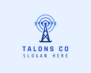 Tower Signal Telecommunication logo design