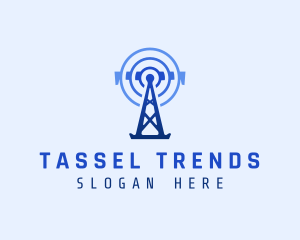 Tower Signal Telecommunication logo design