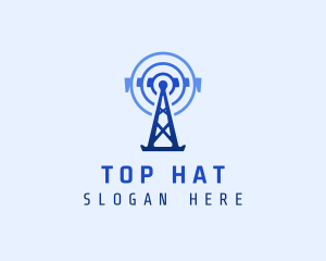 Tower Signal Telecommunication logo design