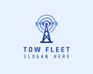 Tower Signal Telecommunication logo design