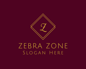 Minimalist Geometric Diamond logo design