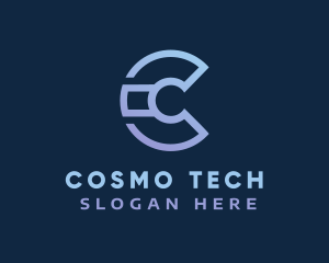 Modern C Technology logo design