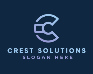 Modern C Technology logo design