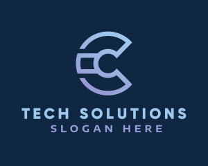 Modern C Technology logo design