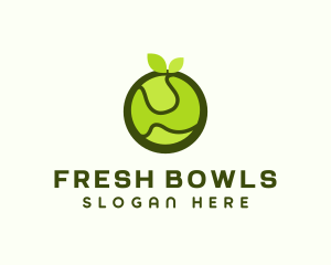 Organic Produce Fruit logo design