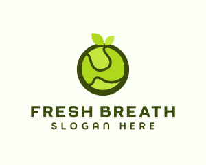 Organic Produce Fruit logo design