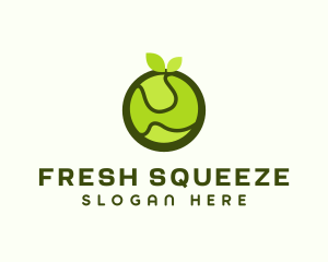 Organic Produce Fruit logo design