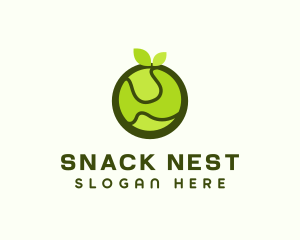 Organic Produce Fruit logo design