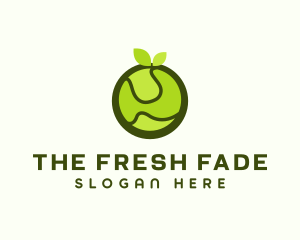 Organic Produce Fruit logo design