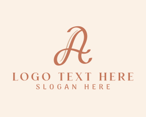 Styling Salon Letter A logo