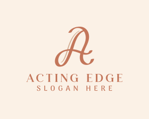 Styling Salon Letter A logo design