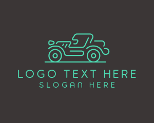 Minimalist Jeep Vehicle logo