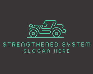 Minimalist Jeep Vehicle logo design