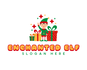 Christmas Elf Gift logo design