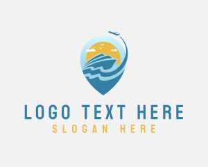 Cruise Plane Travel Location logo