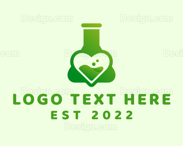 Love Potion Beaker Logo