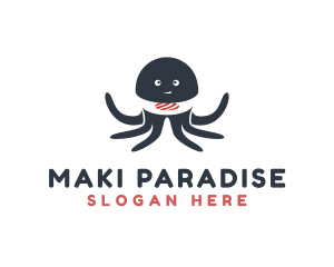 Octopus Sushi Restaurant  logo design