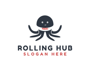 Octopus Sushi Restaurant  logo design