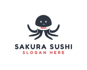 Octopus Sushi Restaurant  logo design