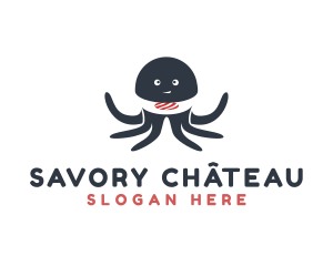 Octopus Sushi Restaurant  logo design