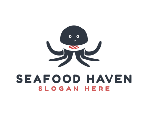 Octopus Sushi Restaurant  logo design