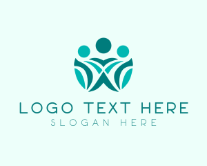 Community Social Volunteer logo design