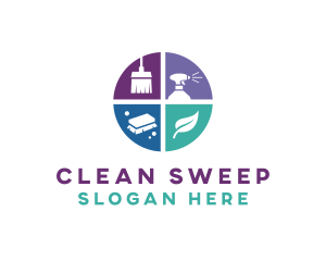 Housekeeping Natural Cleaner logo design