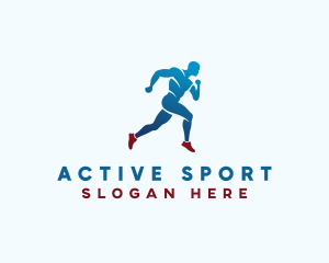 Sports Marathon Runner logo