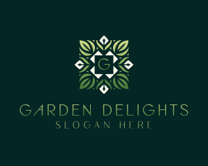 Organic Wellness Garden logo design