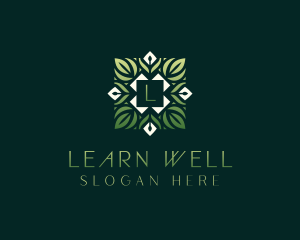 Organic Wellness Garden logo design