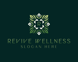 Organic Wellness Garden logo design