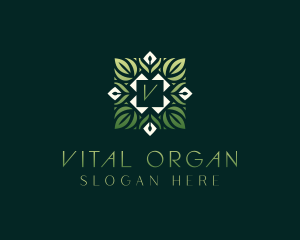 Organic Wellness Garden logo design