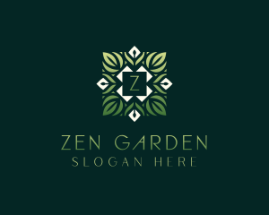 Organic Wellness Garden logo design