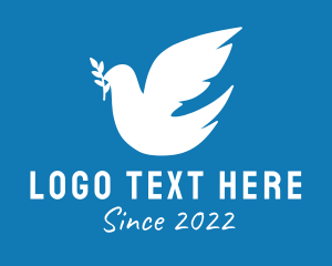 Peace Dove Christianity  logo design