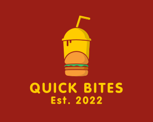 Hamburger Drink Fast Food  logo