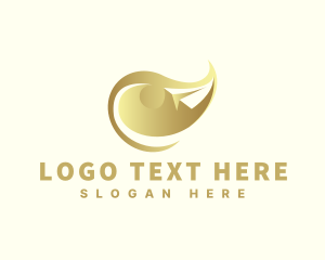 Paper Plane Forwarding Shipment logo design