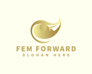 Paper Plane Forwarding Shipment logo design