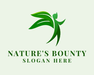 Leaf Nature Fairy logo design