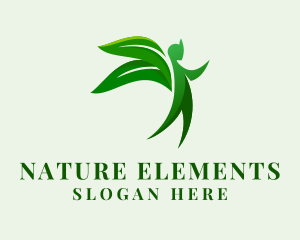 Leaf Nature Fairy logo design