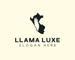 Llama Alpaca Peru logo design