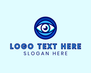 Blue Eye Optometry logo design