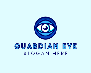 Blue Eye Optometry logo design