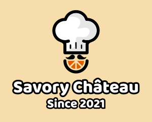 Orange Chef Hat logo design