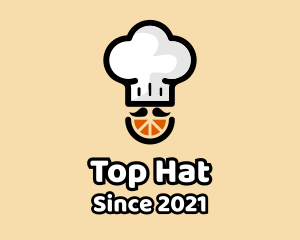 Orange Chef Hat logo design