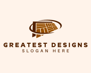 Interior Design Floor Tile logo design