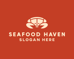 Seafood Crab Shell logo design