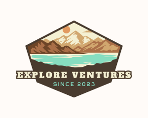 Mountain Lake  Explorer logo design